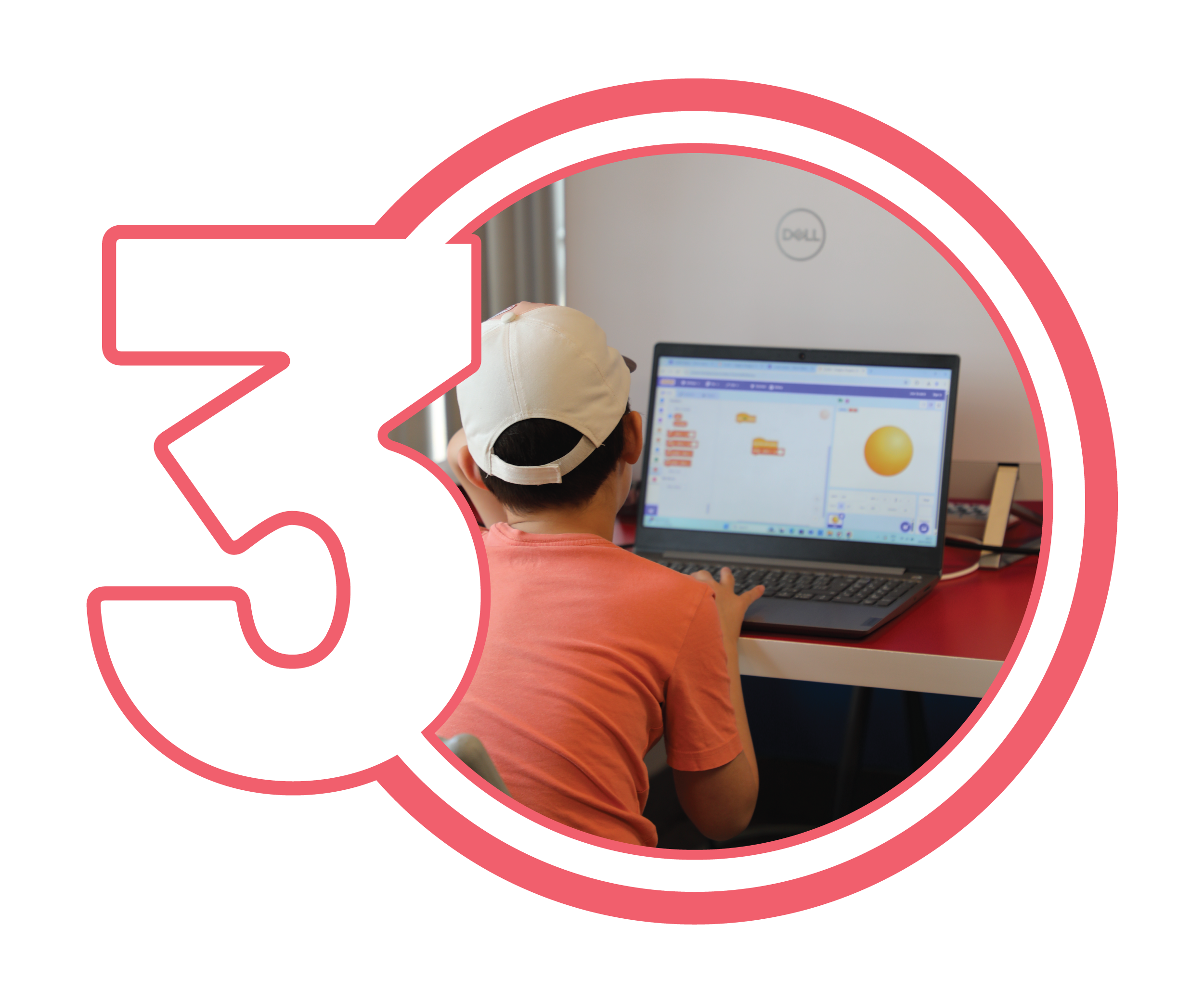 Game design activities for children at coding summer camp